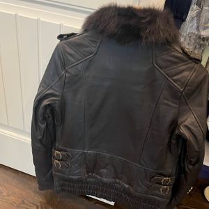Leather jacket